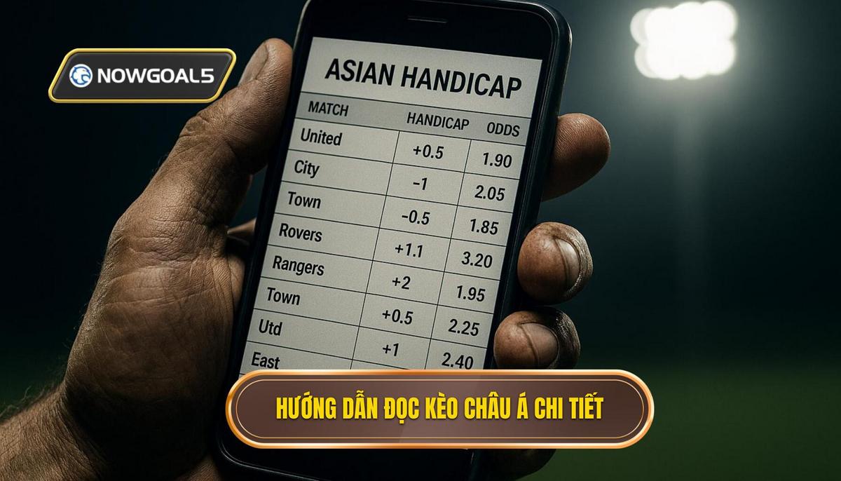 Hướng dẫn chi tiết cách đọc kèo châu Á cho từng loại tỷ lệ phổ biến
